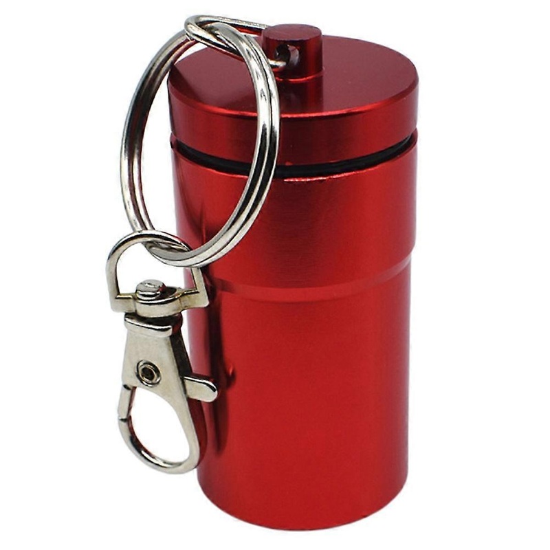 Portable Parrot Feeder Metal Bird Bowls For Cage Aluminium Alloy Bird Feeder Rectangular Shape Red Color Small Birds Outdoor Use 1Set