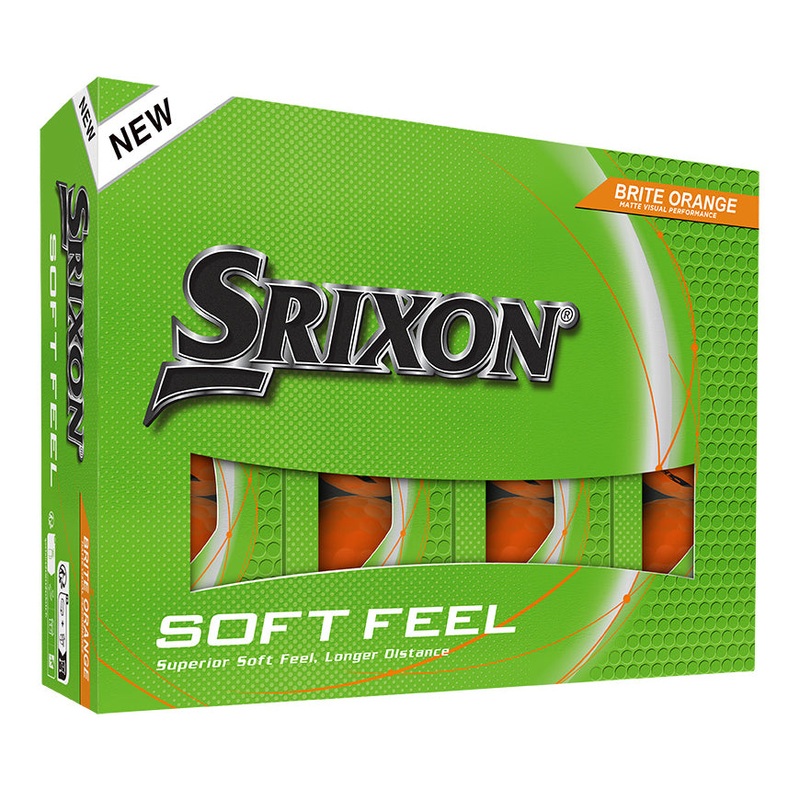 Srixon Soft Feel 14 Brite Golf Balls 1 Doz – Orange