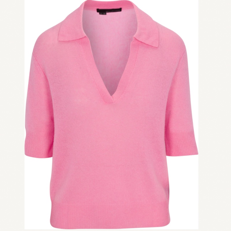 360 Cashmere Cinzia S/S Sweater – Primrose Pink