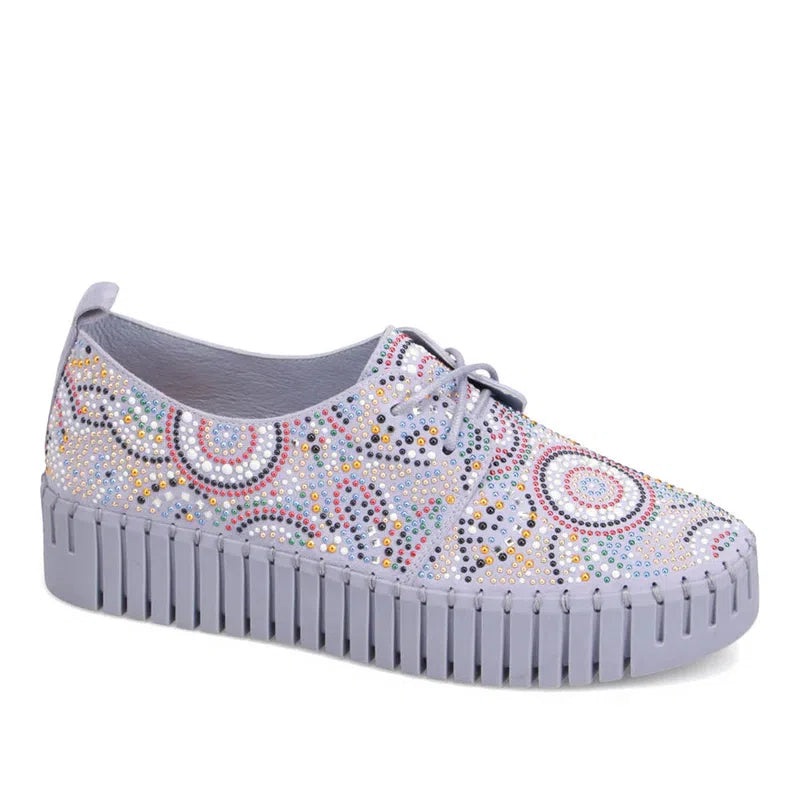 Django & Juliette Birming Sneaker – Denim/White
