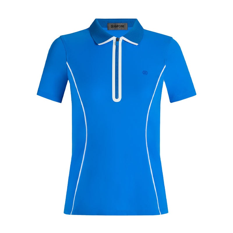 GFORE Warp Knit Quarter Zip Womens Polo (Libson)