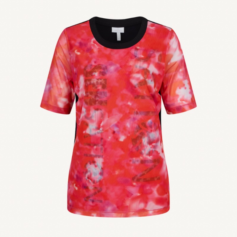 Sportalm Sensation S/S Mesh Top – Fuchsia