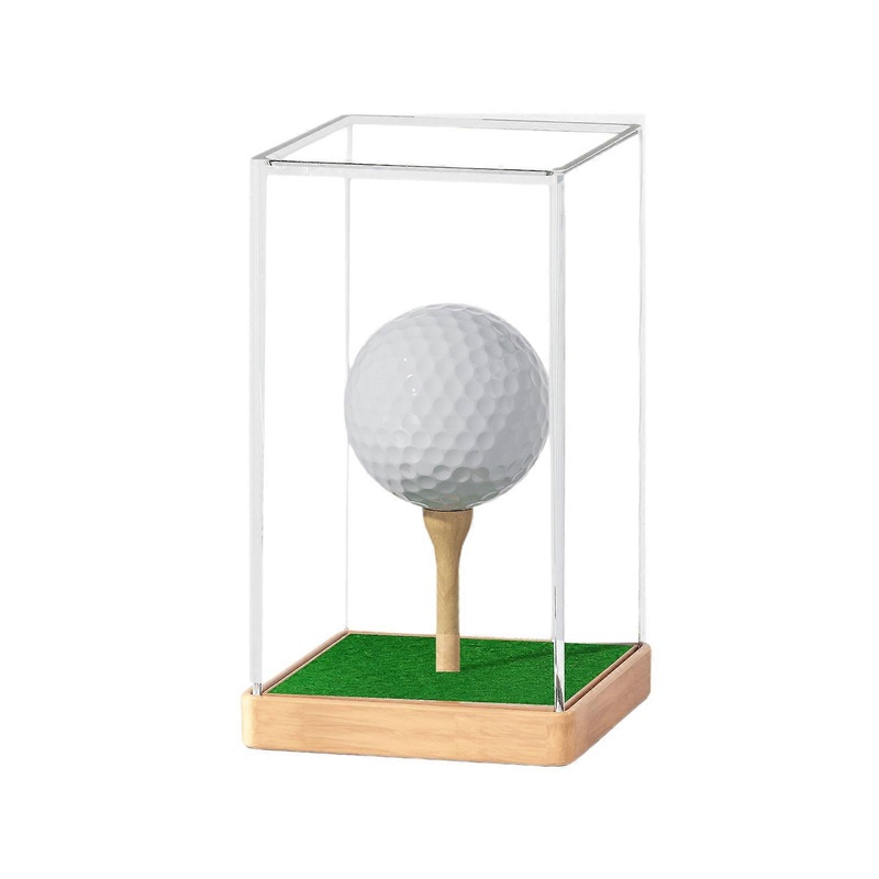 Clear Acrylic Golf Ball Protector Case Dustproof Golf Ball Storage Box Signature Ball Storage Container Easy to Use Multicolor