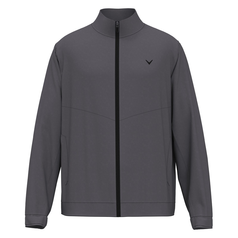 Men’s Full Zip Golf Jacket|Quiet Shade|Black|Quiet Shade-NO|Caviar-NO|S|M|L|XL|XXL|XXXL