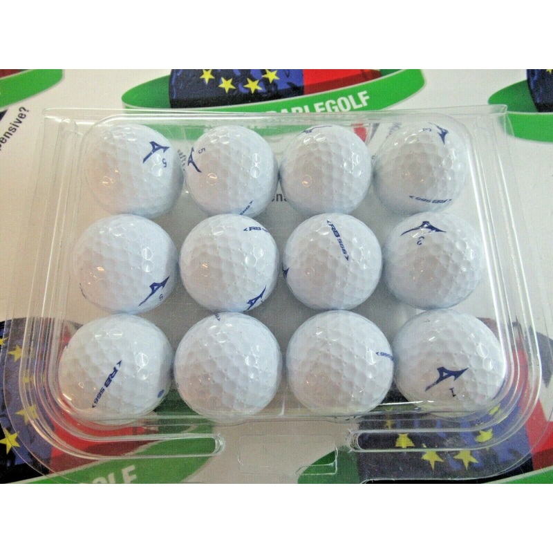 12 Mizuno Rb 566 Golf Balls Pearl/Pearl 1 Grade