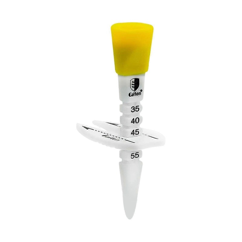 Adjustable Golf tee Ball Holder High Stability Easily Install  Ball Marker Premium for Indoor Driving Range Backyard Golfer-color: Yellow