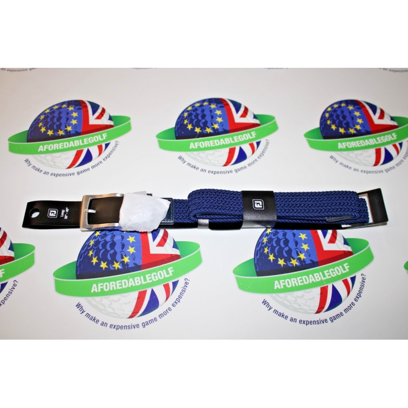 Footjoy Mens Navy Braided Golf Belt Long 36 – 40 Waist