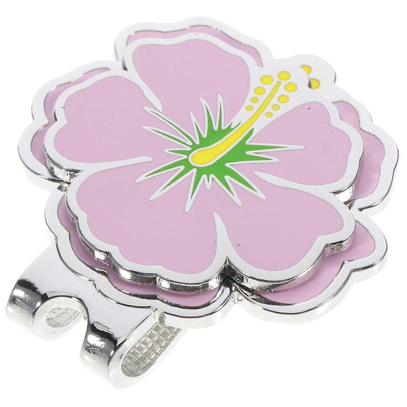 Golf Markers Hat Clip Portable Ball Position Marker Rhinestones Golf Course 1Pack
