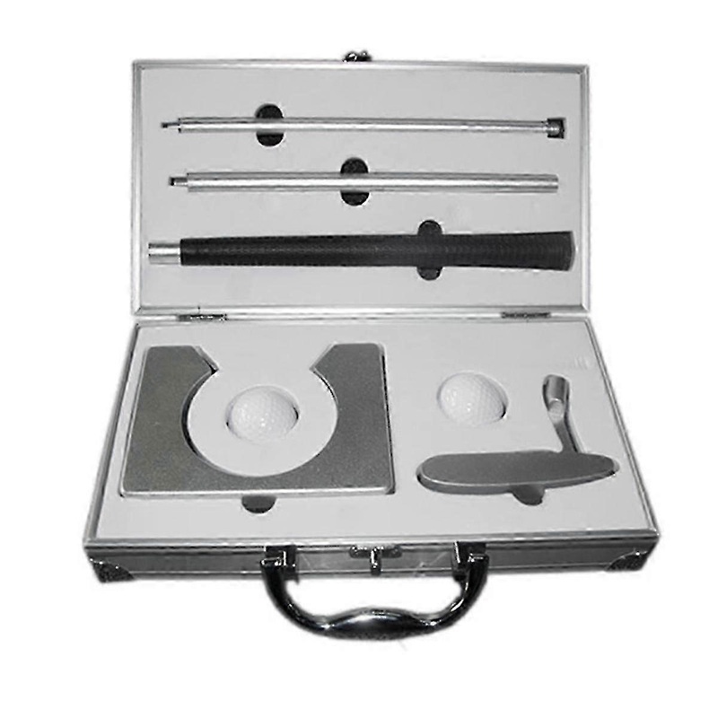 Golf Putter Club Set with Portable Case Balls Mini Hole Cup for Travel Indoor/Outdoor Putting Practice Unique Golf Part