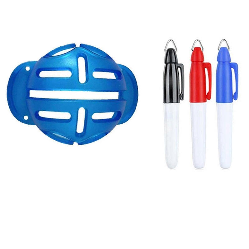 Golfs Ball Marker Set Portable Golfs Ball Scriber Golfs Ball Marking Alignment Tool