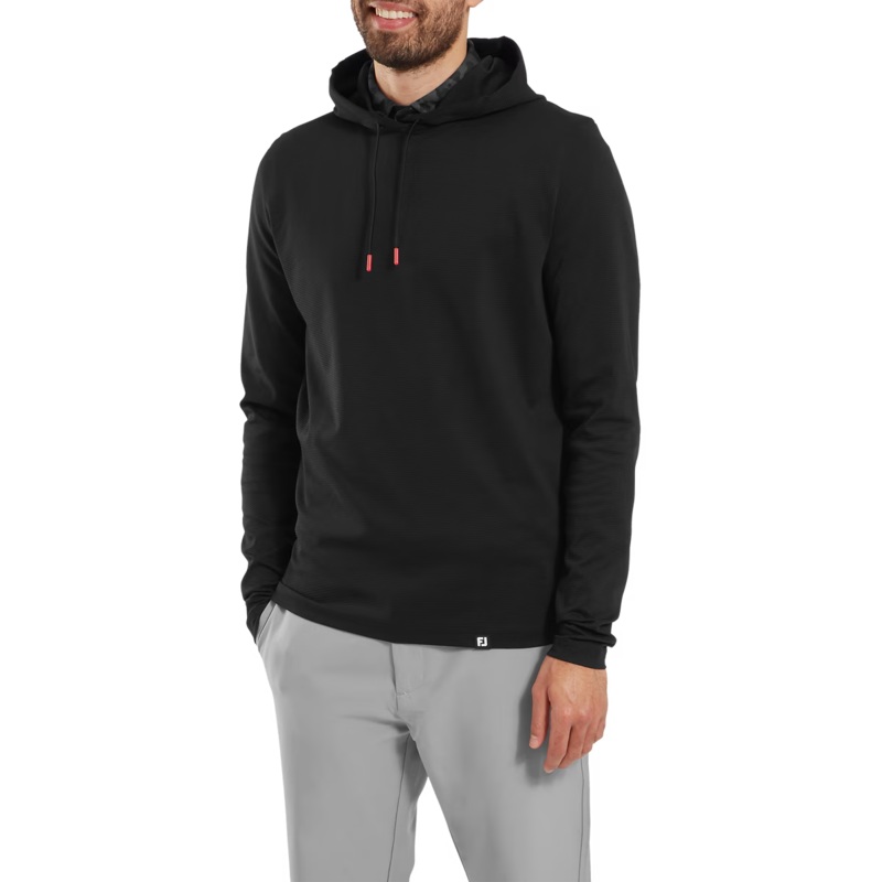 Jacquard Hoodie – Black|S|M|L|XL|XXL