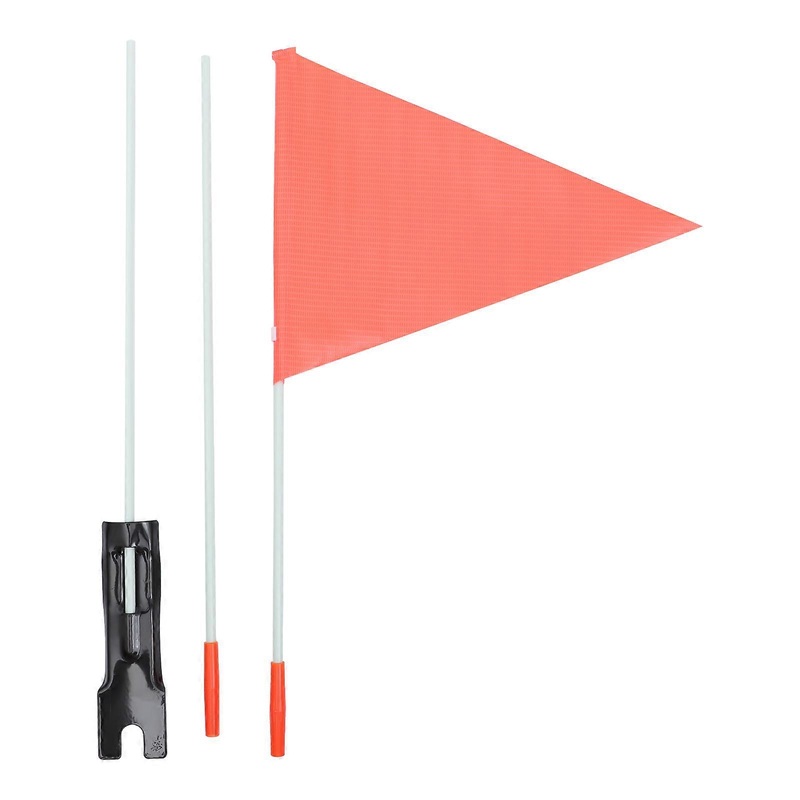 2 Sets Kids Bike Handlebar Flag Pole Flag Bike Trailer Bike Safety Flag Bike Flags Pole Bike Flag Pole Handlebar Flag