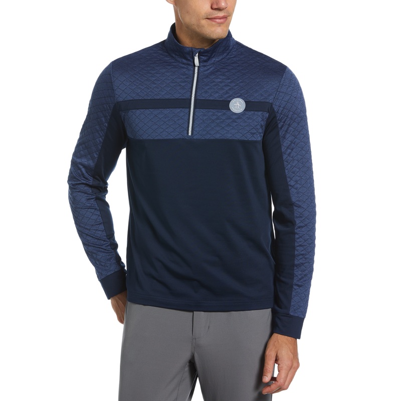 Men’s Mixed Media 1/4 Zip Pullover