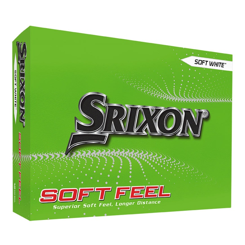New 12 Srixon Soft Feel White 2024 Golf Balls