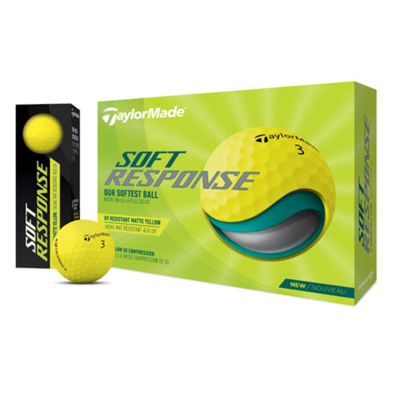 TaylorMade Soft Response Balls – Yellow