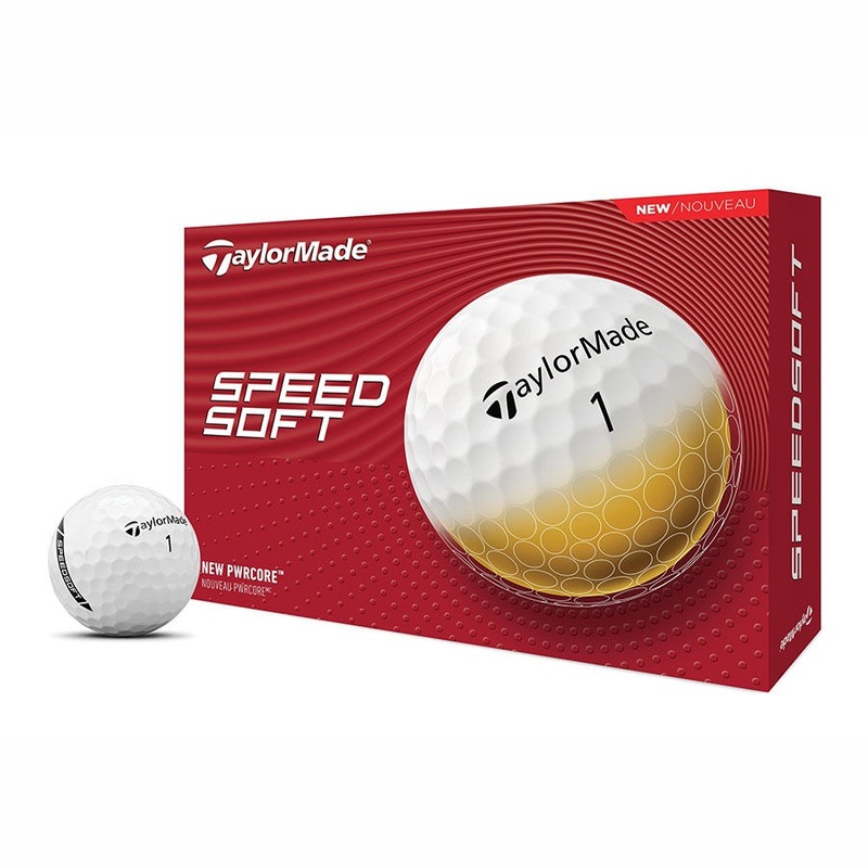 TaylorMade SpeedSoft 2025 Golf Balls 1 Doz – White
