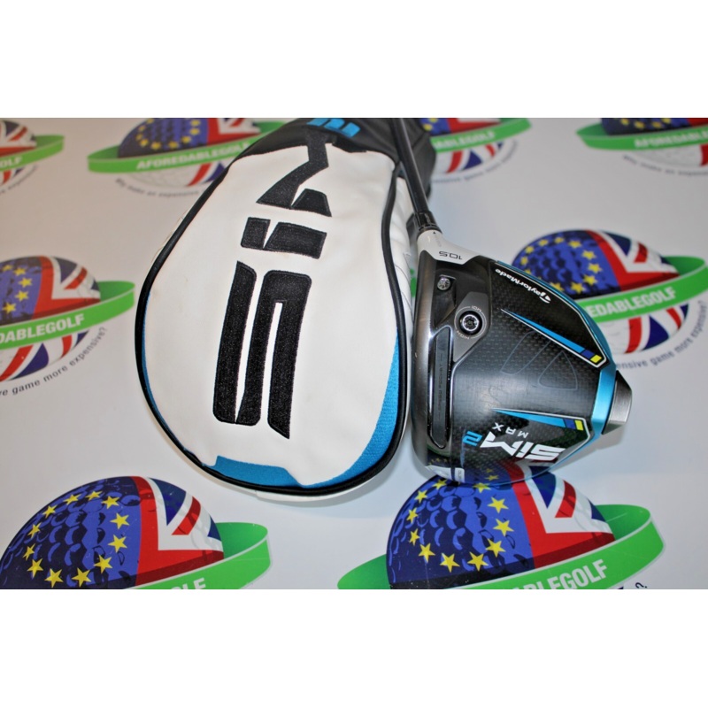 Used Taylormade Sim2 Max 10.5 Degree Driver Fujikura Ventus Blue 6.S Stiff Flex