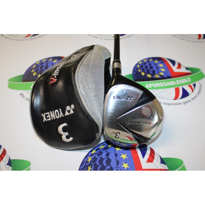 Used Yonex V-Mass Marage 15 Degree 3 Wood Ultimum Ti50 Graphite Regular Flex