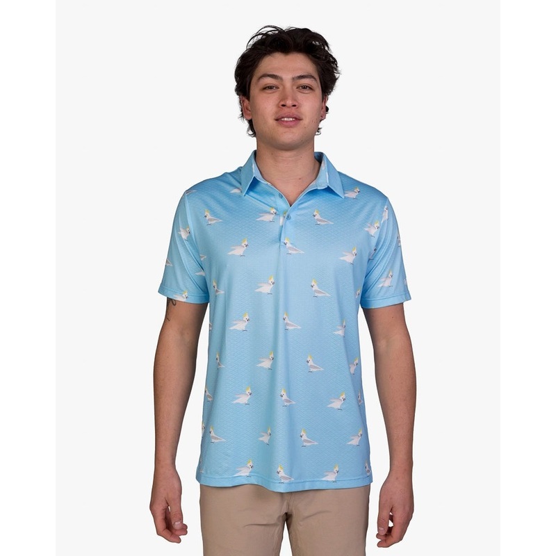 Cool Cocky Cool Tech Performance Golf Polo