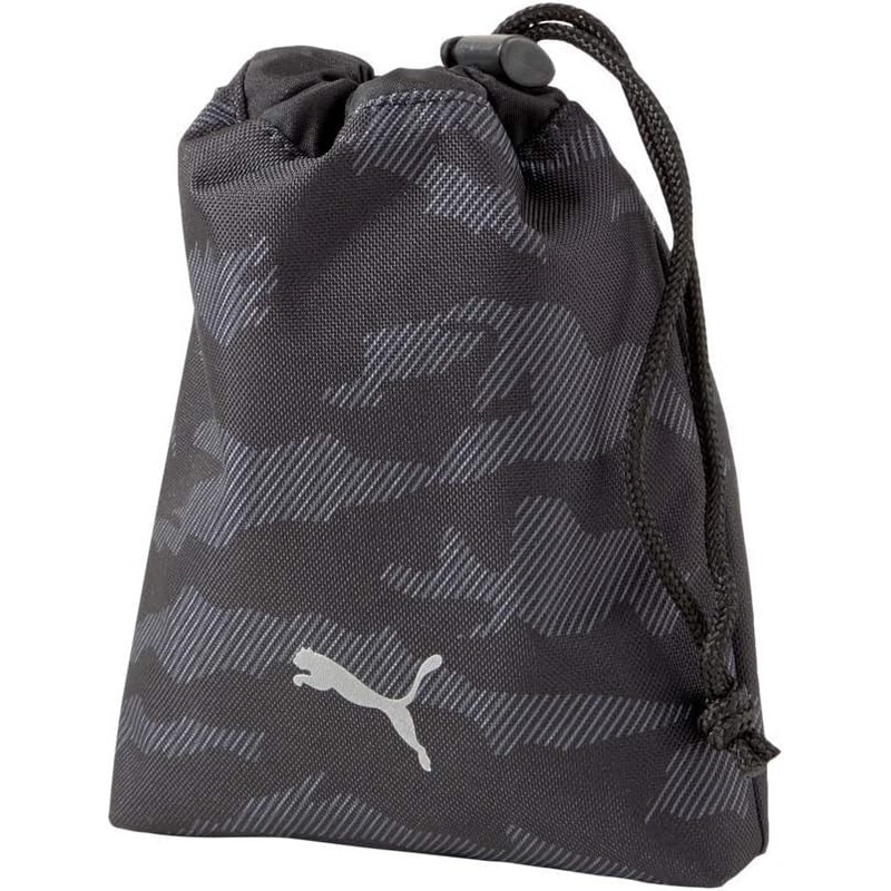 Puma Golf Valuables Draw String Pouch Puma Black/Grey Camo