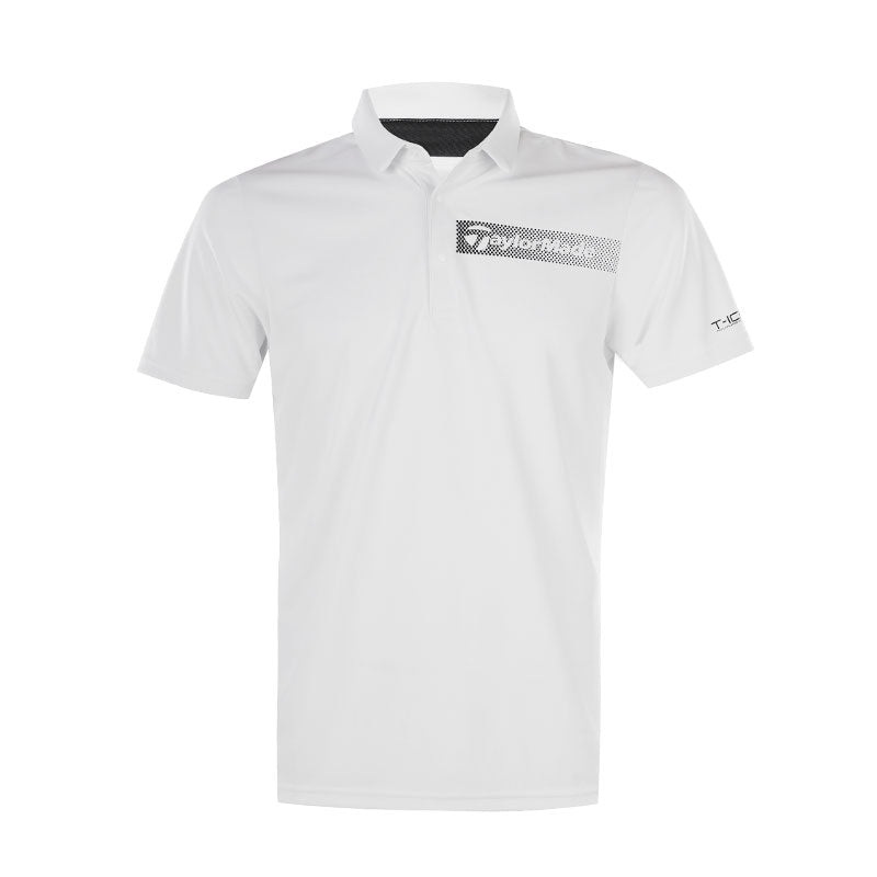 TAYLORMADE M T-ICE Gradation Men’s Polo (White)