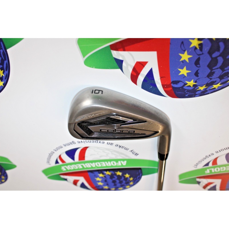Used Cobra Dark Speed 6 Iron Cobra Ultralight Steel Shaft Regular Flex