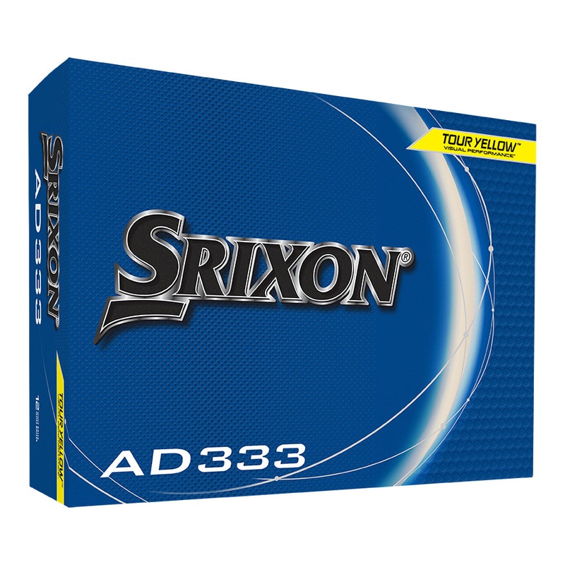 1 Dozen Srixon Ad333 Tour Yellow 2024 Golf Balls