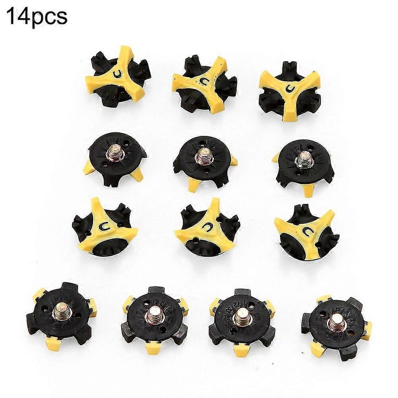 14pcs Golf Cleats Fast Twist Tri-lok Shoe Spikes Golf Training Aids