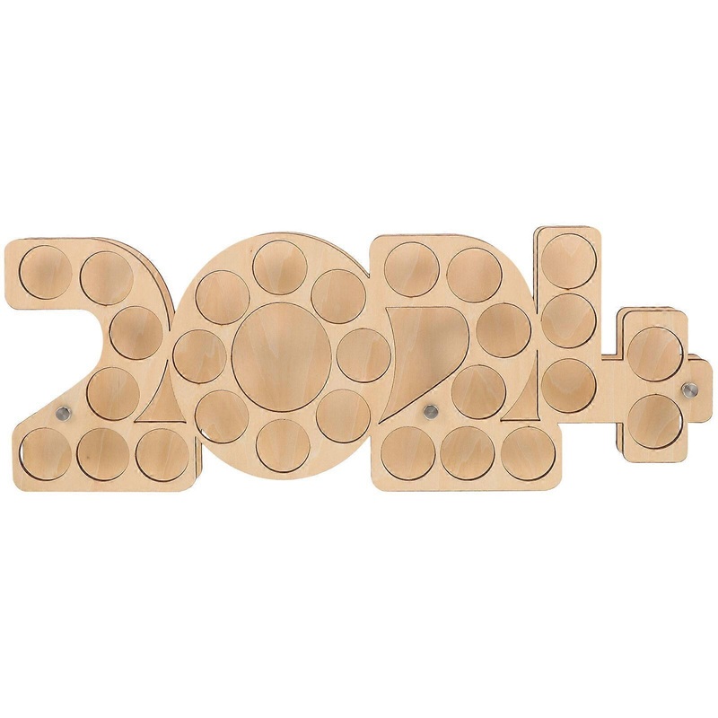 Desktop Golf Ball Case Wood Golf Ball Holder Decorative Golf Ball Case Golf Ball Accessory
