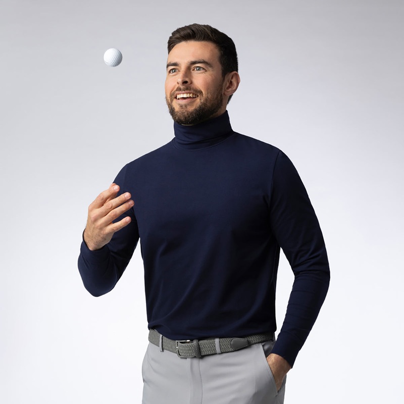 Glenmuir Mens Navy Roll Neck|Small|Medium|Large|X Large|XX Large