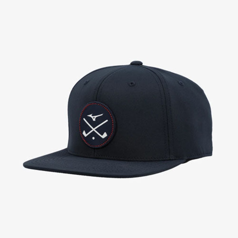 Mizuno Crossed Clubs Snapback – Navy