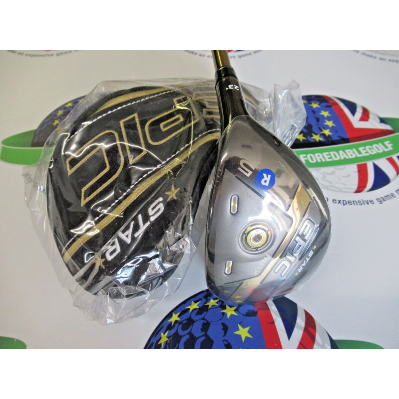 New Callaway Epic Max Star 23 Degree 5 Hybrid Ust Mamiya Attas 50R Regular Flex