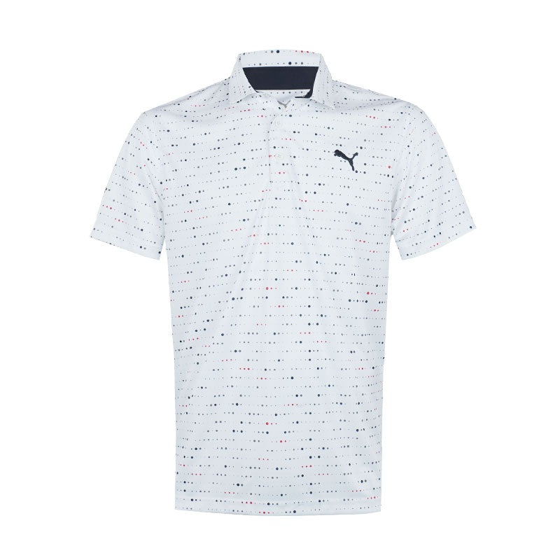 PUMA Keys Men’s Polo (White/Deep Navy)