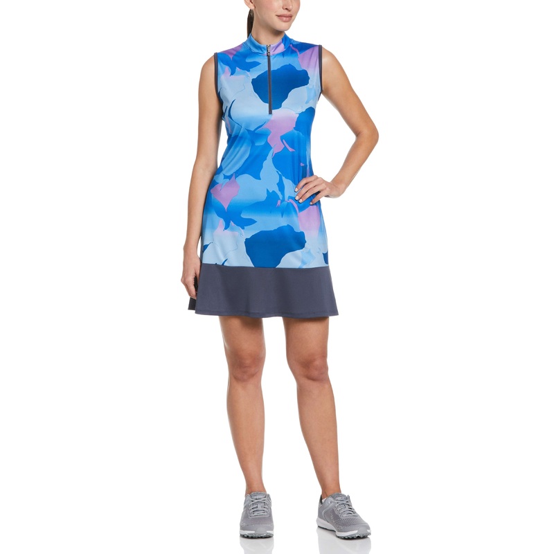 Abstract Gradient Print Golf Dress