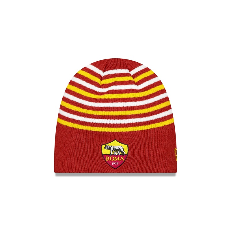 AS Roma Skull Beanie|One Size