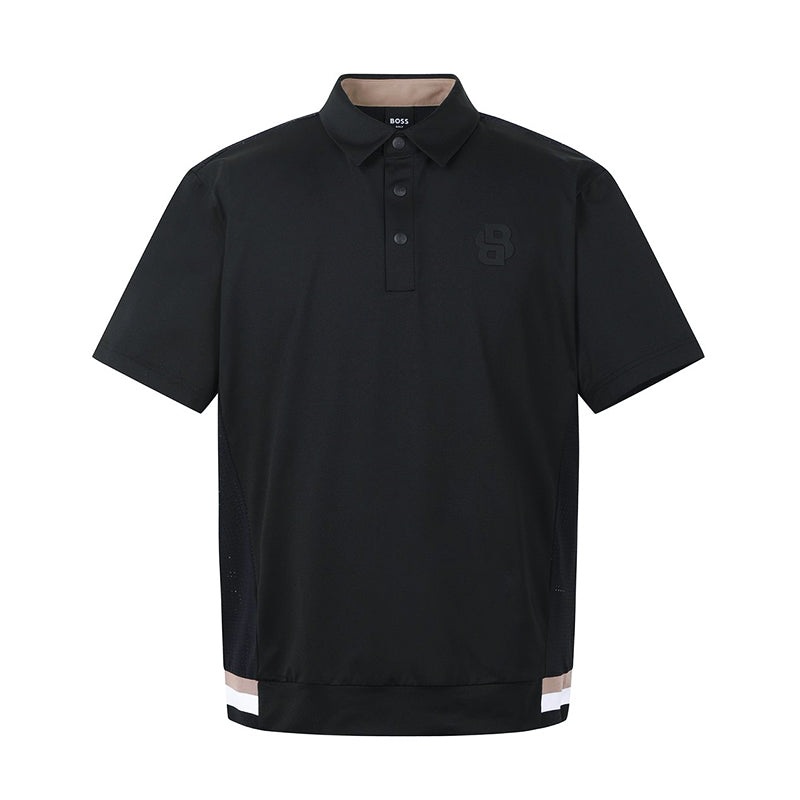 BOSS GOLF Double B Mens Polo (Black)