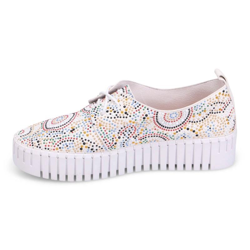 Django & Juliette Birming Sneaker – White/White