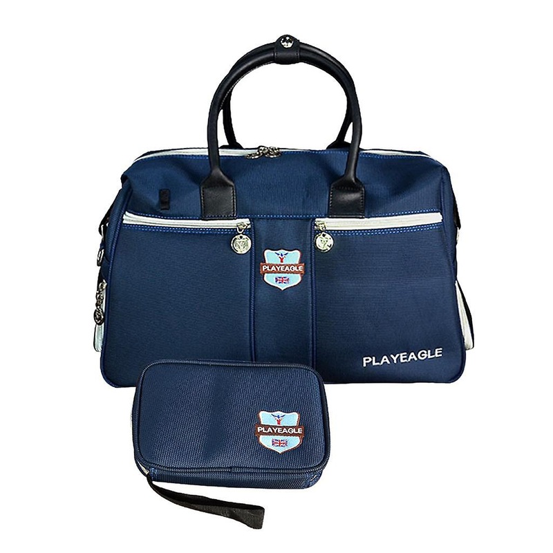 Golf Clothing Bag Boston Bag with Separate Shoes Store Area with Mini Pouch