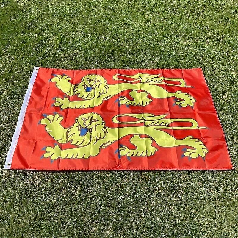 aerxemrbrae flag150x90cm France Basse Normandie Flag polyester double side printed Normandy Flag banner for decor
