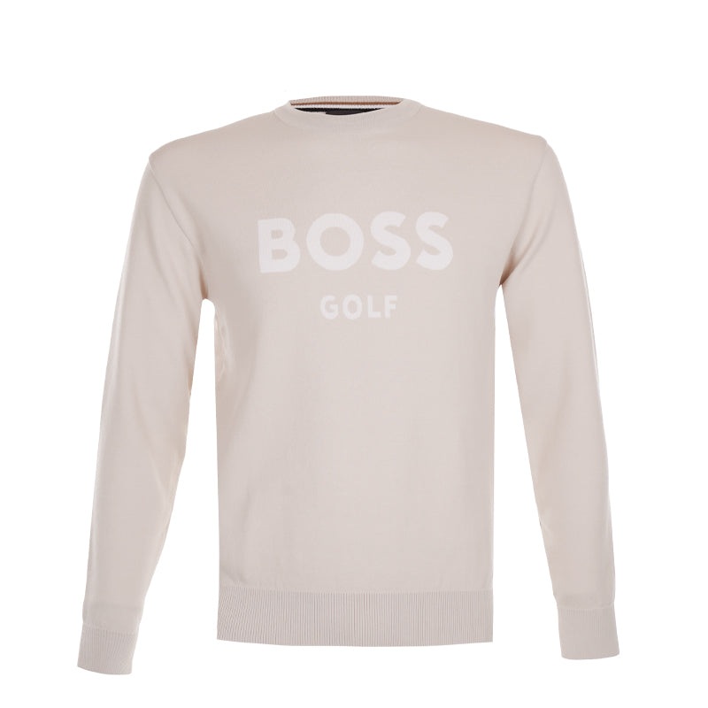 BOSS GOLF Love Capsule Men’s Sweater (Almond Milk)