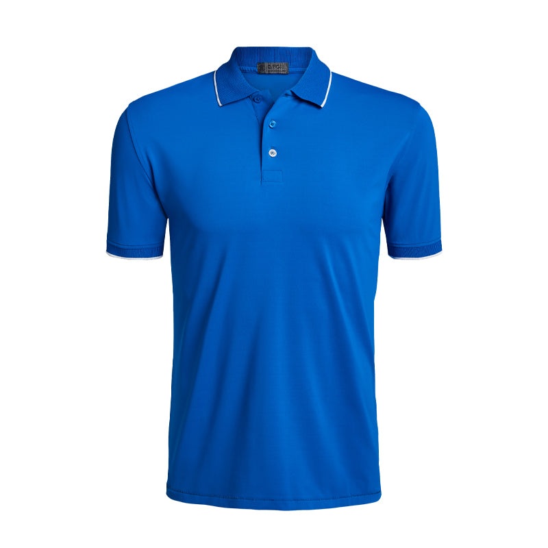 GFORE Pleated Collar Men’s Polo (Ultramarine)