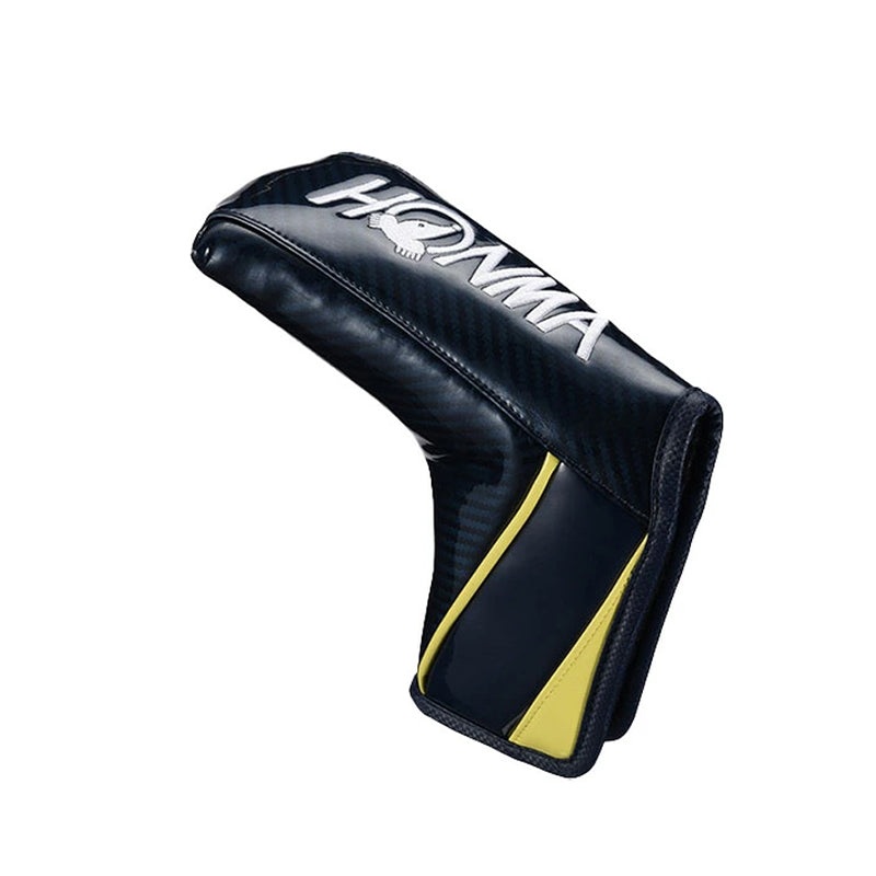 HONMA Pro Blade Putter Headcover (Navy/Yellow)