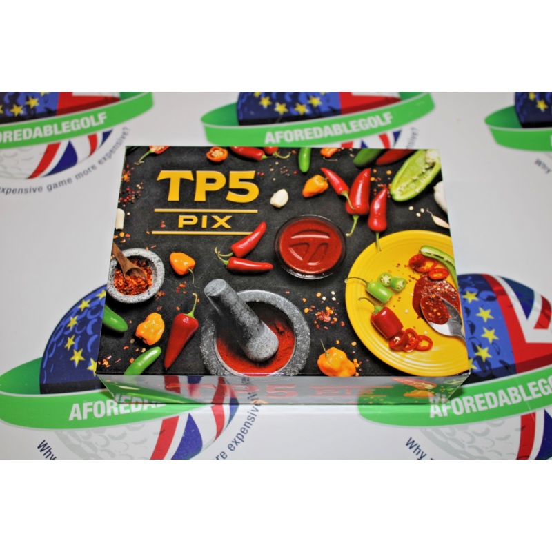 New 12 Taylormade Vault Limited Edition Tp5 Pix Chilli Golf Balls
