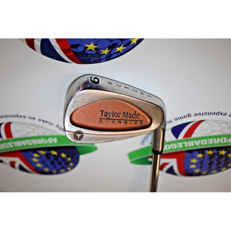Used Taylormade Burner Oversize 9 Iron Precision Rifle R-80 Steel Shaft Regular