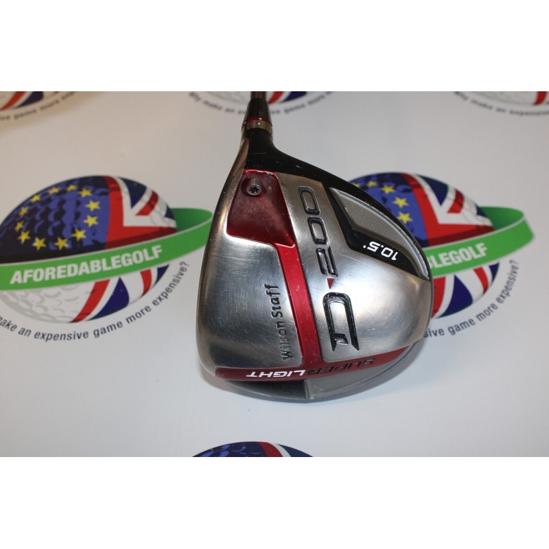 Used Wilson Staff D-200 Super Light 10.5 Degree Driver Elements Chrome Regular