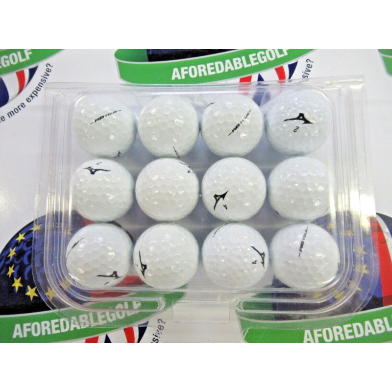 12 Mizuno Rb Tour Golf Balls Pearl/Pearl 1 Grade