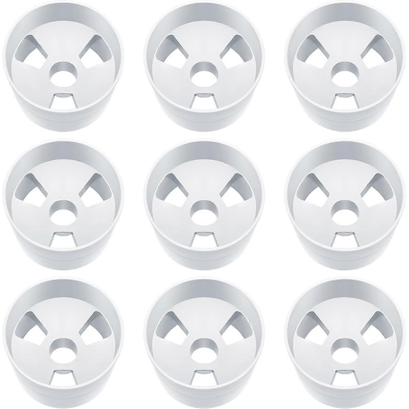 9 Pcs Golf Hole Cup Practice Putting Green Hole Cups ABS Plastic Golf Cups Golf Putting Cup for Outdoor Backyard ABS Plastic Golf Cups 4 Inch Depth