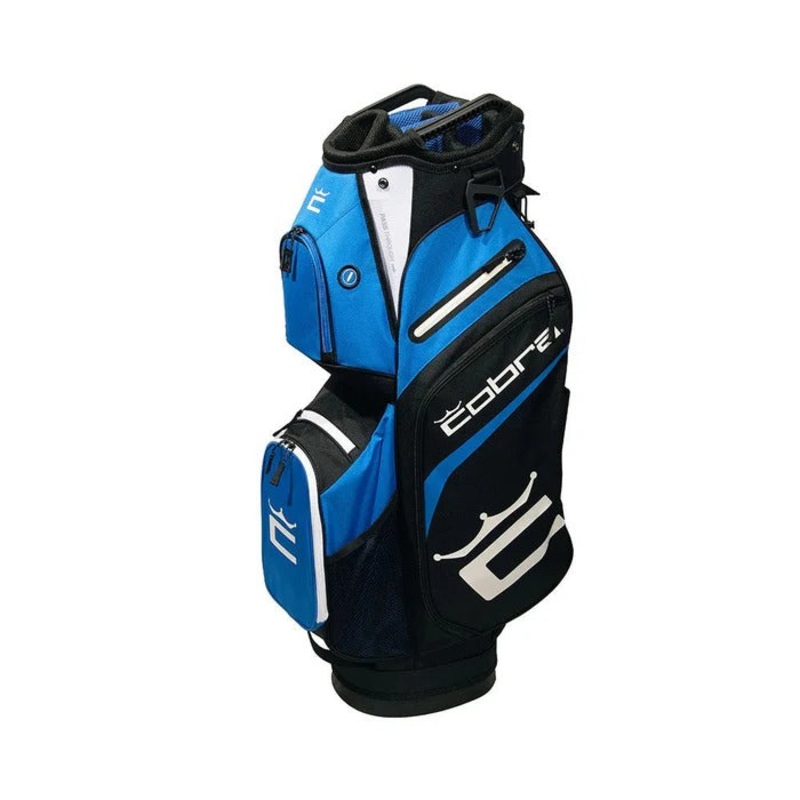 COBRA Signature Cart Bag – Black/Electric Blue/Bright White
