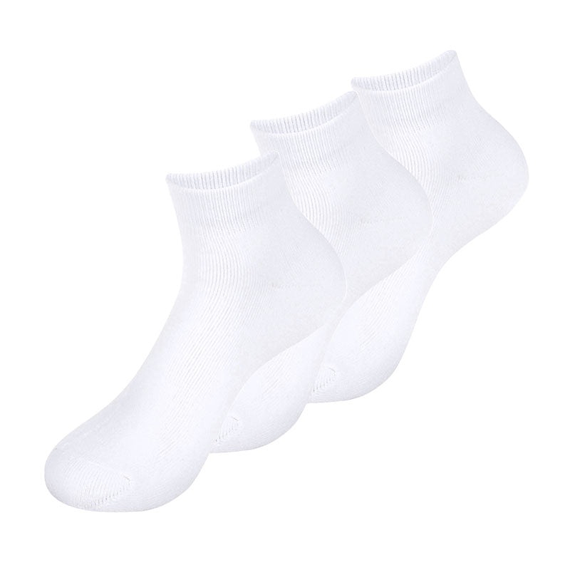 FOOTJOY ComfortSof 3-Pack Ankle Socks (White)