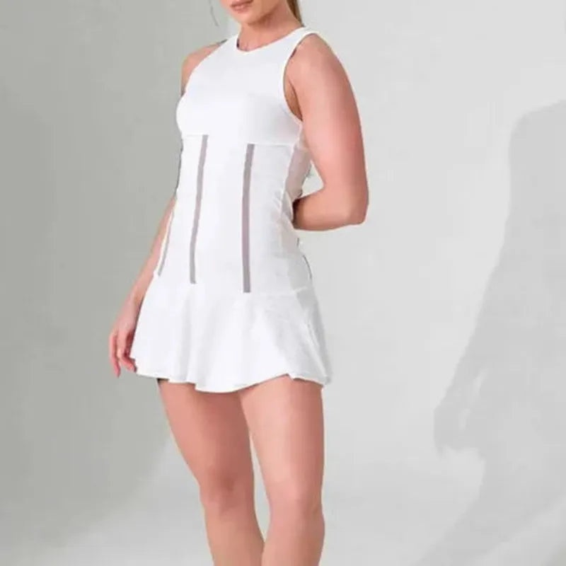 InPhorm Mai Dress – White/Latte